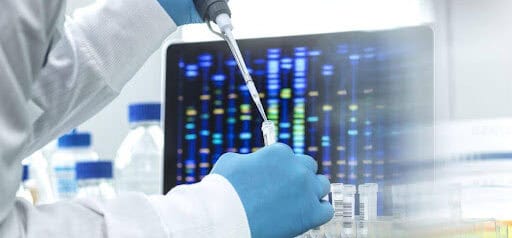 lab technician does a paternity test in a lab Helland & Hurwitz Attorneys at Law Colorado