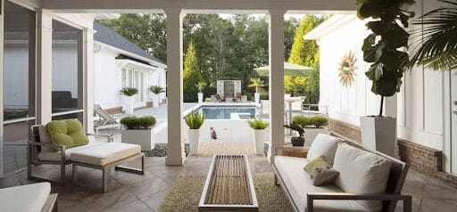 contemporary and modern patio with pool Helland & Hurwitz Attorneys at Law Colorado
