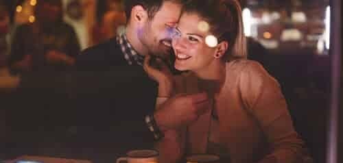 man and woman on a date at dinner Helland & Hurwitz Attorneys at Law Colorado