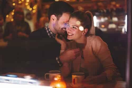 man and woman on a date at dinner Helland & Hurwitz Attorneys at Law Colorado